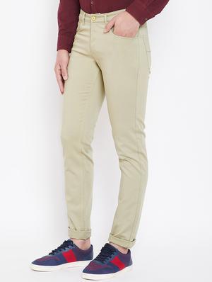 green solid chinos - 16706038 - Standard Image - 2
