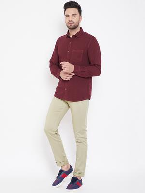 green solid chinos - 16706038 - Standard Image - 4