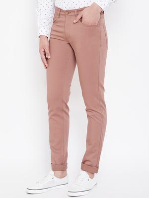red solid chinos - 16706039 - Standard Image - 2