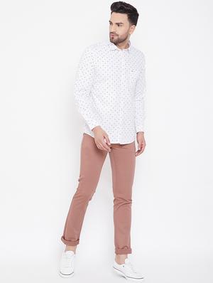 red solid chinos - 16706039 - Standard Image - 4