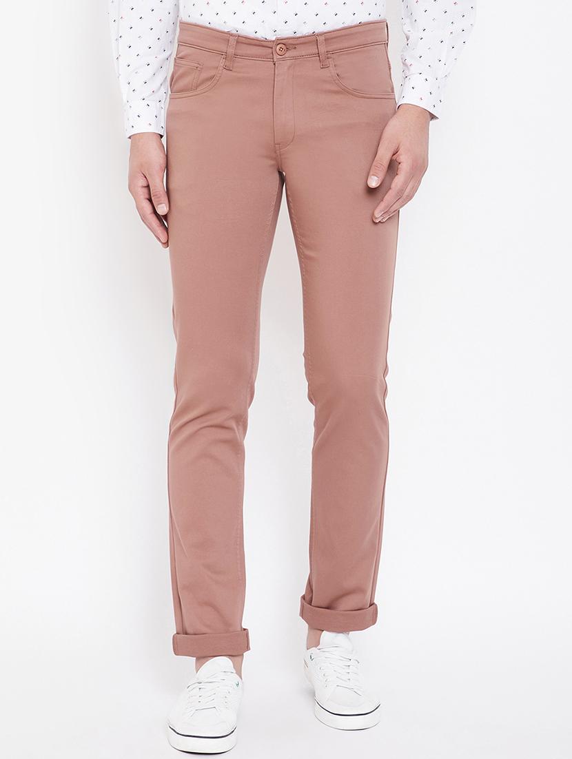 red solid chinos - 16706039 - Zoom Image - 1