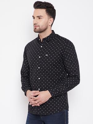 black printed casual shirt - 16706075 - Standard Image - 2