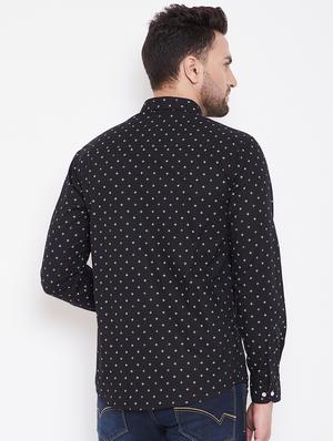 black printed casual shirt - 16706075 - Standard Image - 3