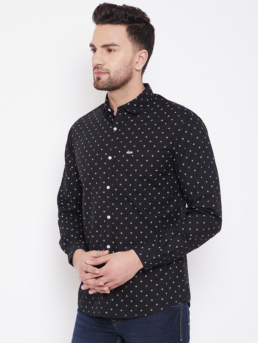 black printed casual shirt - 16706075 - Zoom Image - 2