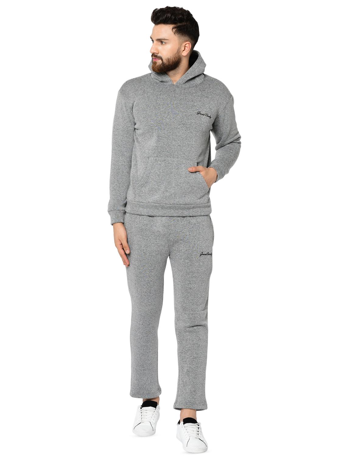 grey solid track suit - 16706309 - Zoom Image - 1