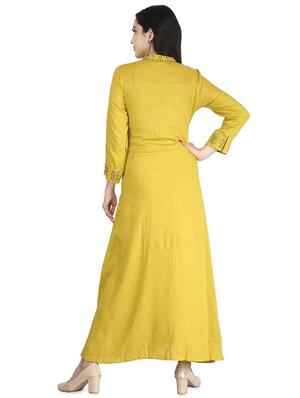 embroidered layered kurta - 16706671 - Standard Image - 3