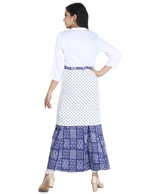 printed layered kurta - 16706674 - Standard Image - 3