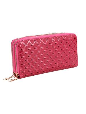 pink leatherette card hold & wallets - 16706683 - Standard Image - 4