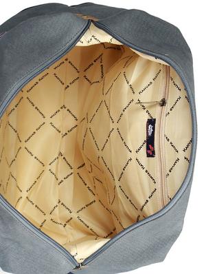 grey cotton regular handbag - 16706844 - Standard Image - 3