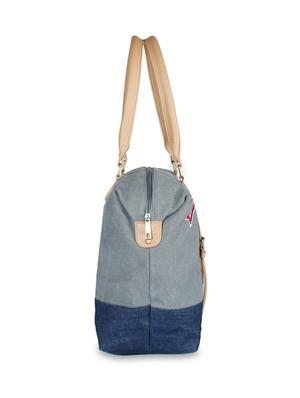 grey cotton regular handbag - 16706844 - Standard Image - 4