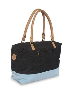 black cotton regular handbag - 16706846 - Standard Image - 2