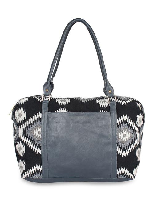 grey leather regular handbag - 16706850 - Standard Image - 1