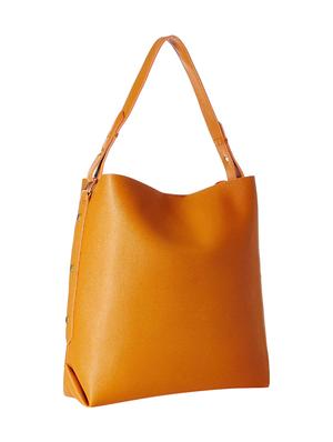 yellow leatherette (pu) hobo handbag - 16706881 - Standard Image - 2