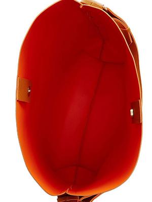 yellow leatherette (pu) hobo handbag - 16706881 - Standard Image - 3