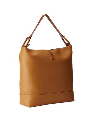 brown leatherette (pu) hobo handbag - 16706917 - Standard Image - 2