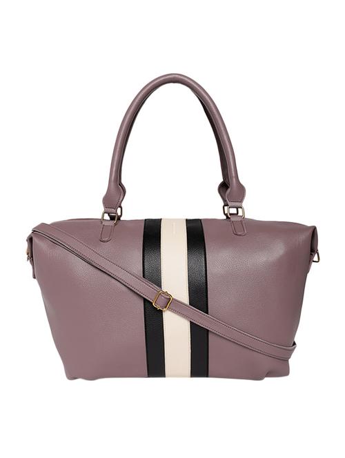 purple leatherette (pu) regular handbag - 16706965 - Standard Image - 1