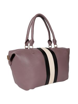 purple leatherette (pu) regular handbag - 16706965 - Standard Image - 4