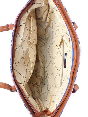 multi colored canvas regular tote - 16706975 - Standard Image - 3