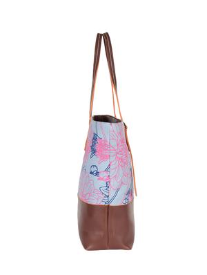 multi colored canvas regular tote - 16706975 - Standard Image - 4