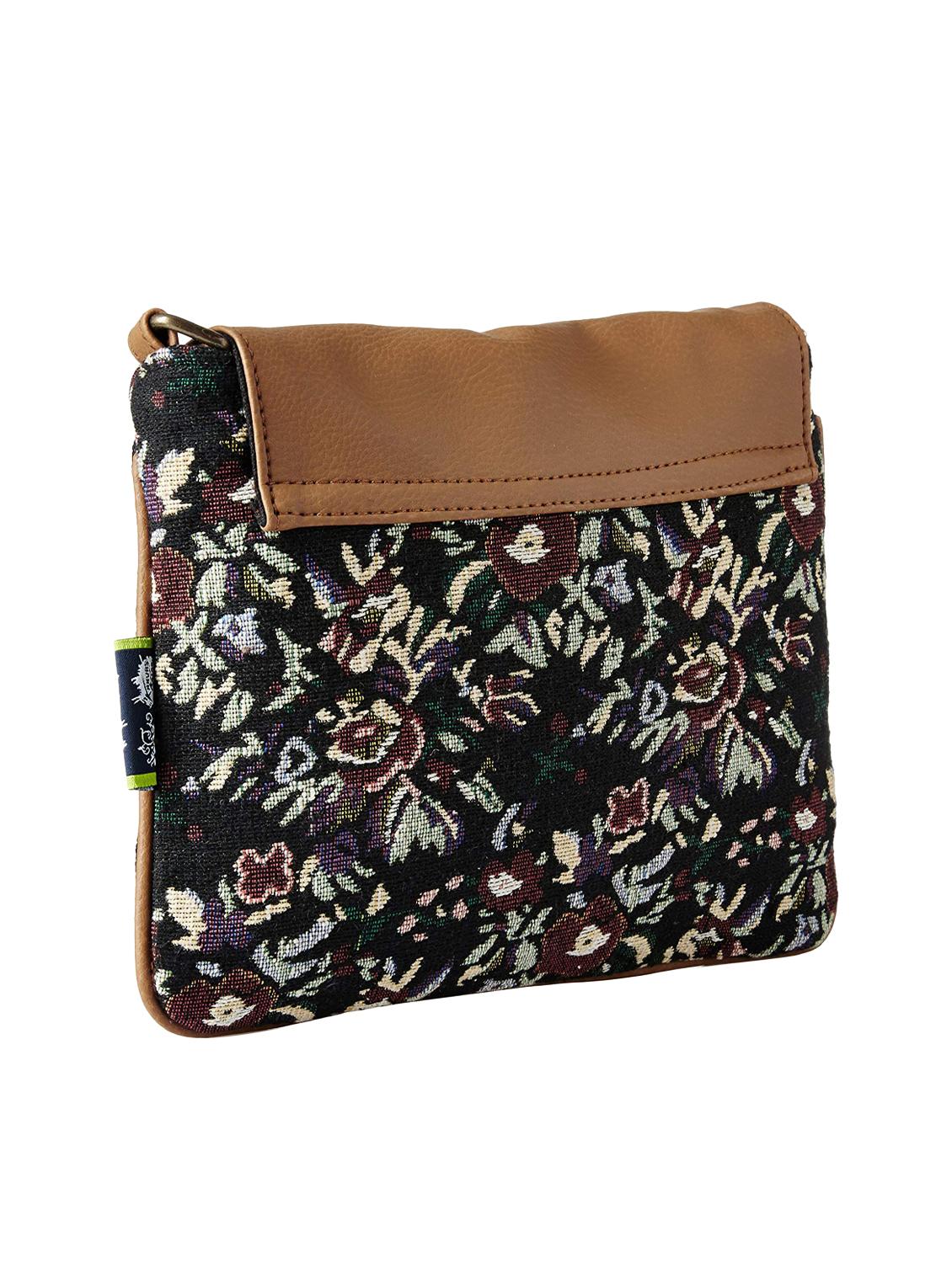 tan leather regular sling bag - 16707127 - Zoom Image - 2