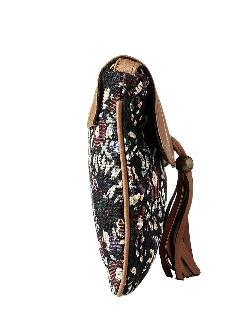 tan leather regular sling bag - 16707127 - Zoom Image - 4