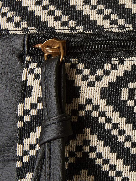 black leatherette (pu) regular sling bag - 16707137 - Zoom Image - 4