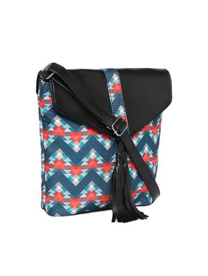 blue canvas regular sling bag - 16707334 - Standard Image - 4