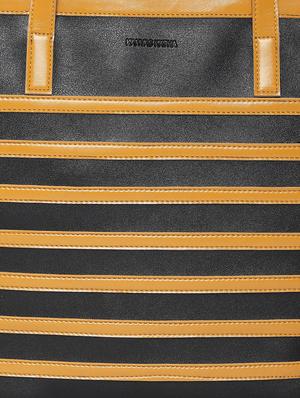 black leatherette regular tote - 16707360 - Standard Image - 5