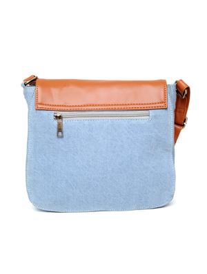 blue canvas regular sling bag - 16707370 - Standard Image - 2
