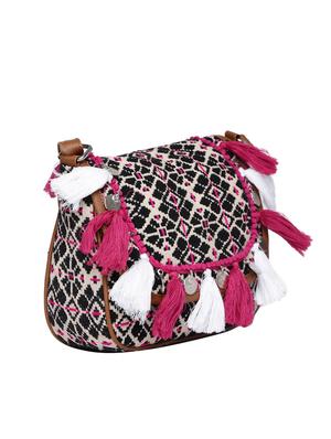 multi colored cotton regular sling bag - 16707391 - Standard Image - 4