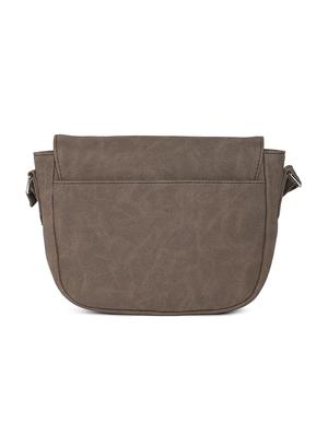 brown leatherette (pu) regular sling bag - 16707464 - Standard Image - 2