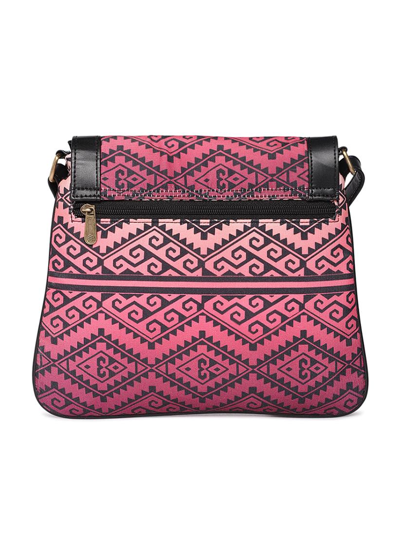 pink cotton polyester blend regular sling bag - 16707476 - Zoom Image - 2