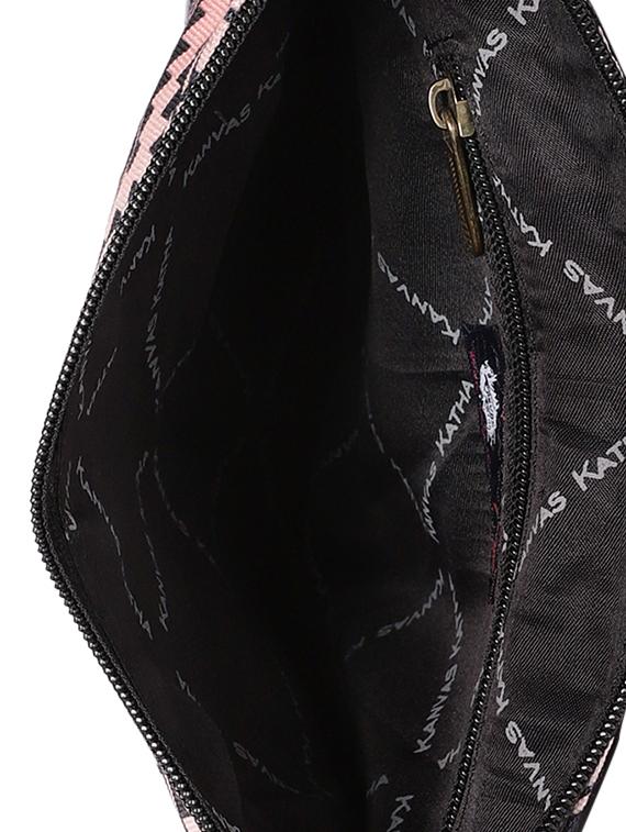 pink cotton polyester blend regular sling bag - 16707476 - Zoom Image - 3