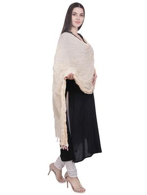 solid crinkled dupatta - 16707528 - Standard Image - 2