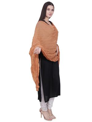 solid crinkled dupatta - 16707530 - Standard Image - 2