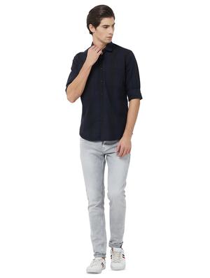 blue checkered casual shirt - 16707740 - Standard Image - 4