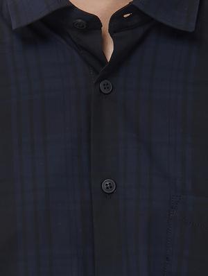blue checkered casual shirt - 16707740 - Standard Image - 5