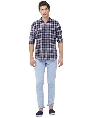 light blue solid pain jeans - 16707768 - Standard Image - 4
