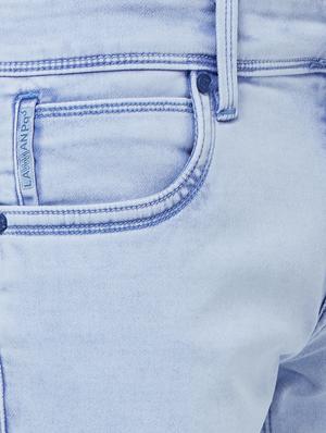 light blue solid pain jeans - 16707768 - Standard Image - 5
