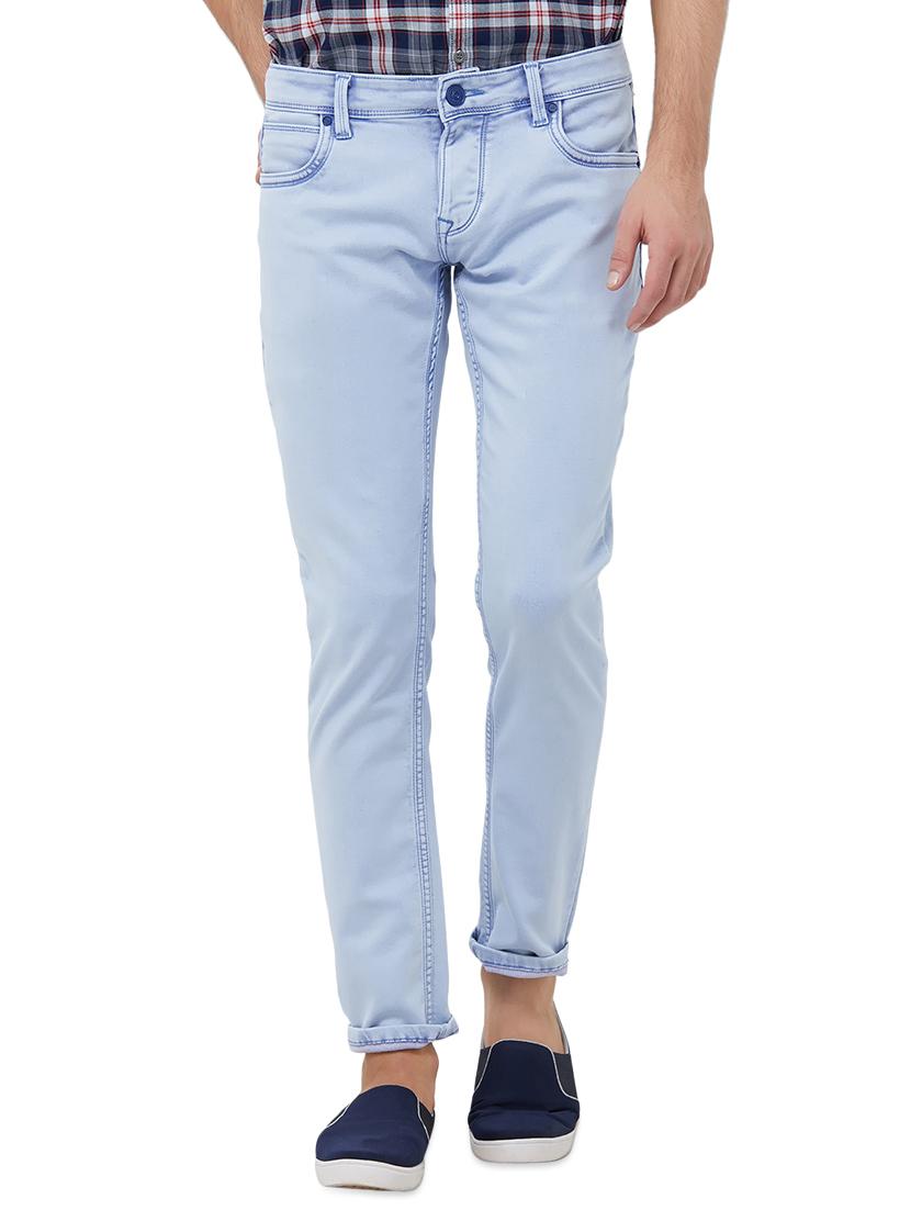light blue solid pain jeans - 16707768 - Zoom Image - 1