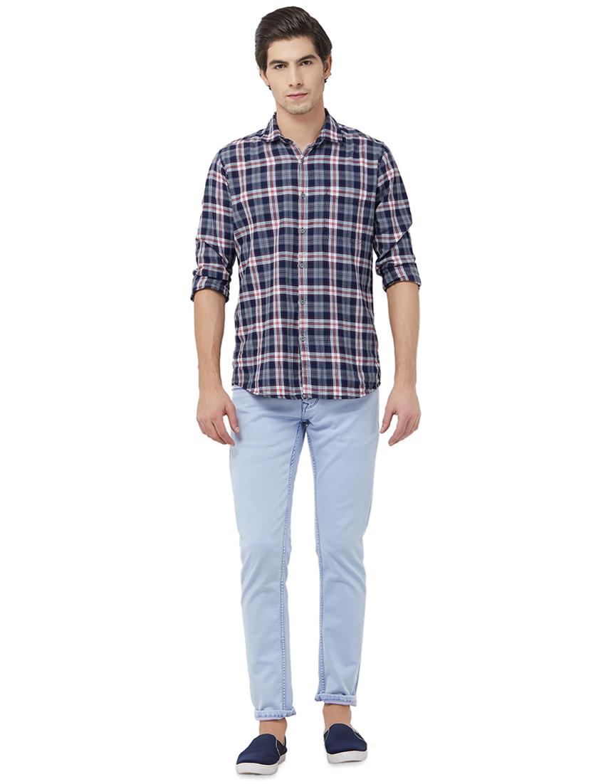 light blue solid pain jeans - 16707768 - Zoom Image - 4