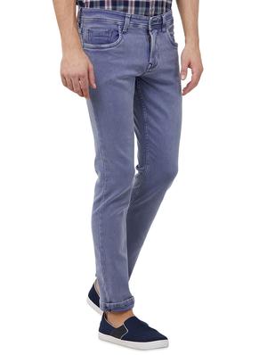 blue solid plain jeans - 16707781 - Standard Image - 2