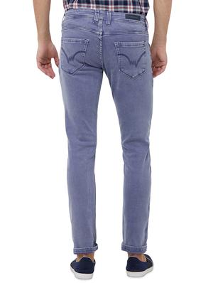 blue solid plain jeans - 16707781 - Standard Image - 3