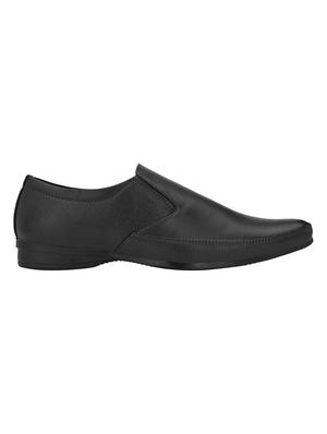 black letaherette slip ons - 16707949 - Standard Image - 2