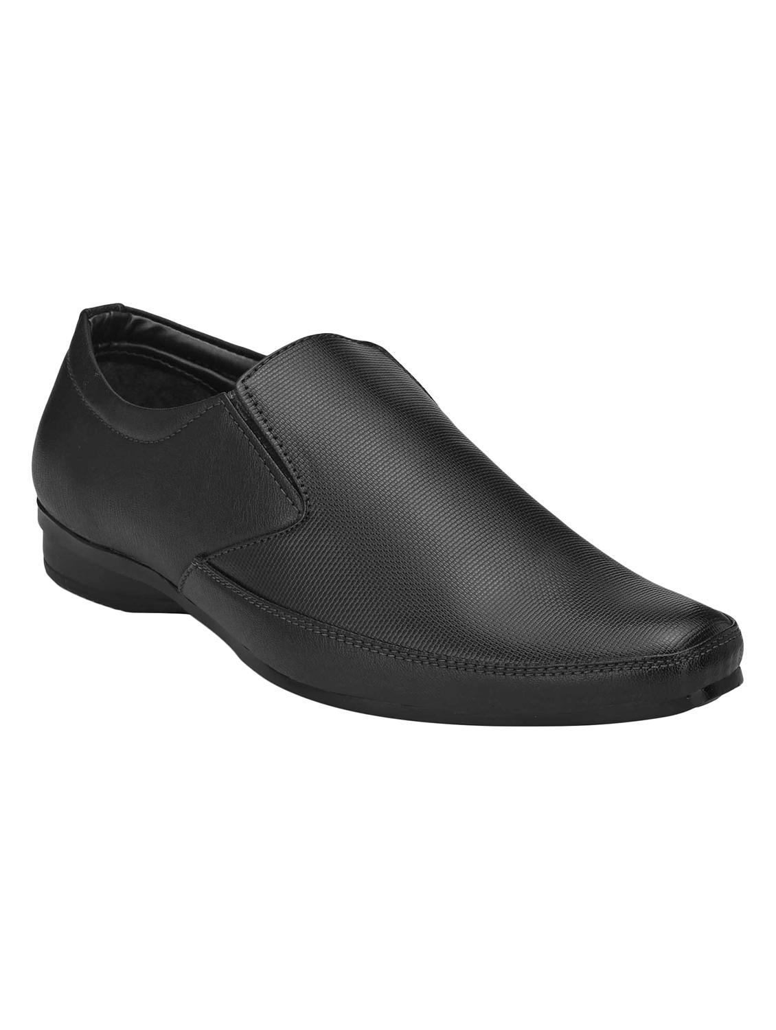 black letaherette slip ons - 16707949 - Zoom Image - 1