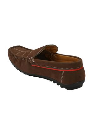 brown suede slip on loafers - 16707960 - Standard Image - 3