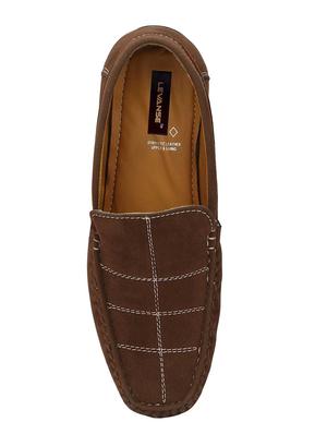 brown suede slip on loafers - 16707960 - Standard Image - 4