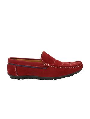red suede slip on loafers - 16707961 - Standard Image - 2