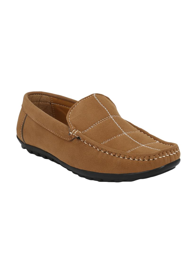 brown suede slip on loafers - 16707962 - Zoom Image - 1