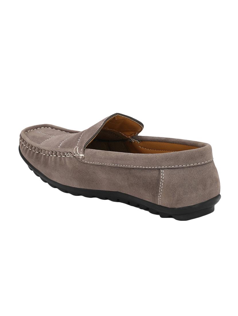 brown suede slip on loafers - 16707963 - Zoom Image - 3